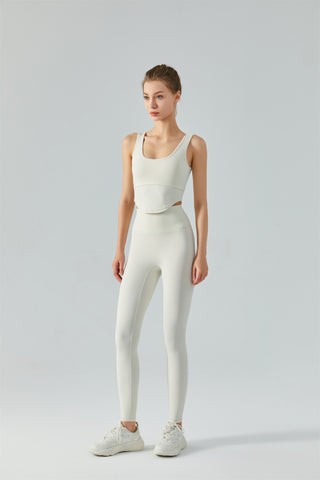 U Neck Backless Cut Out Yoga Tank Top