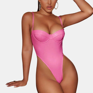 Leather Cami Bodysuit