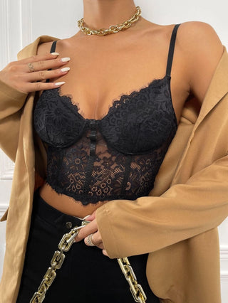 Lace Crop Cami Top