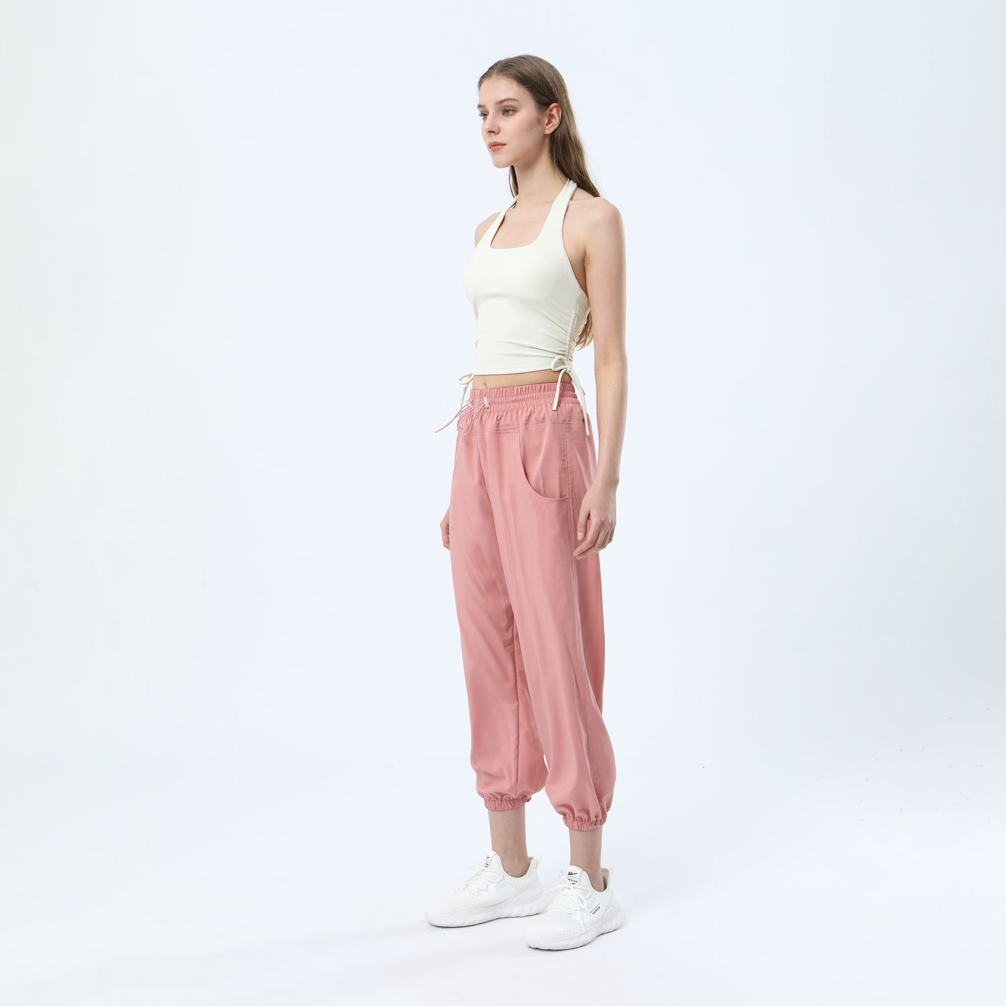 Halter Drawstring Tank Top