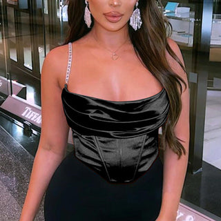 Satin Bustier Cami Top