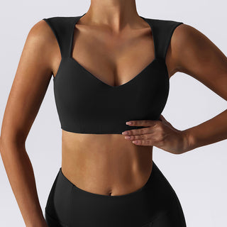 Cropped Workout Tank Top & Flare Leggings Set