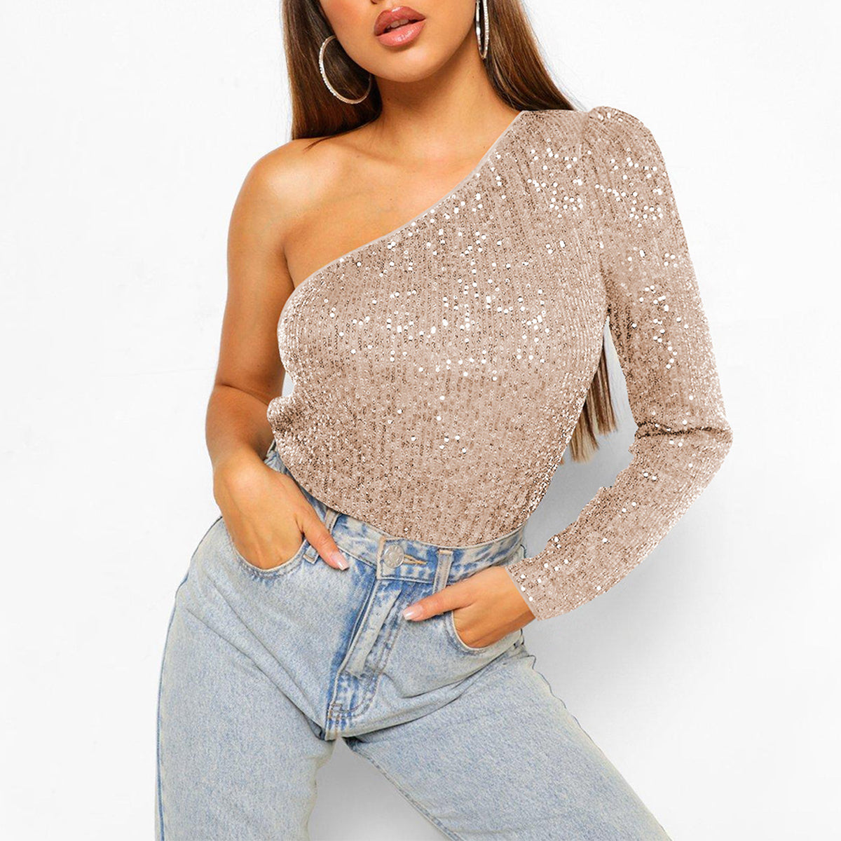 One Shoulder Bodysuit