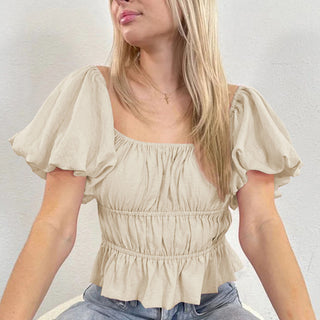 Off Shoulder Short Sleeve Top