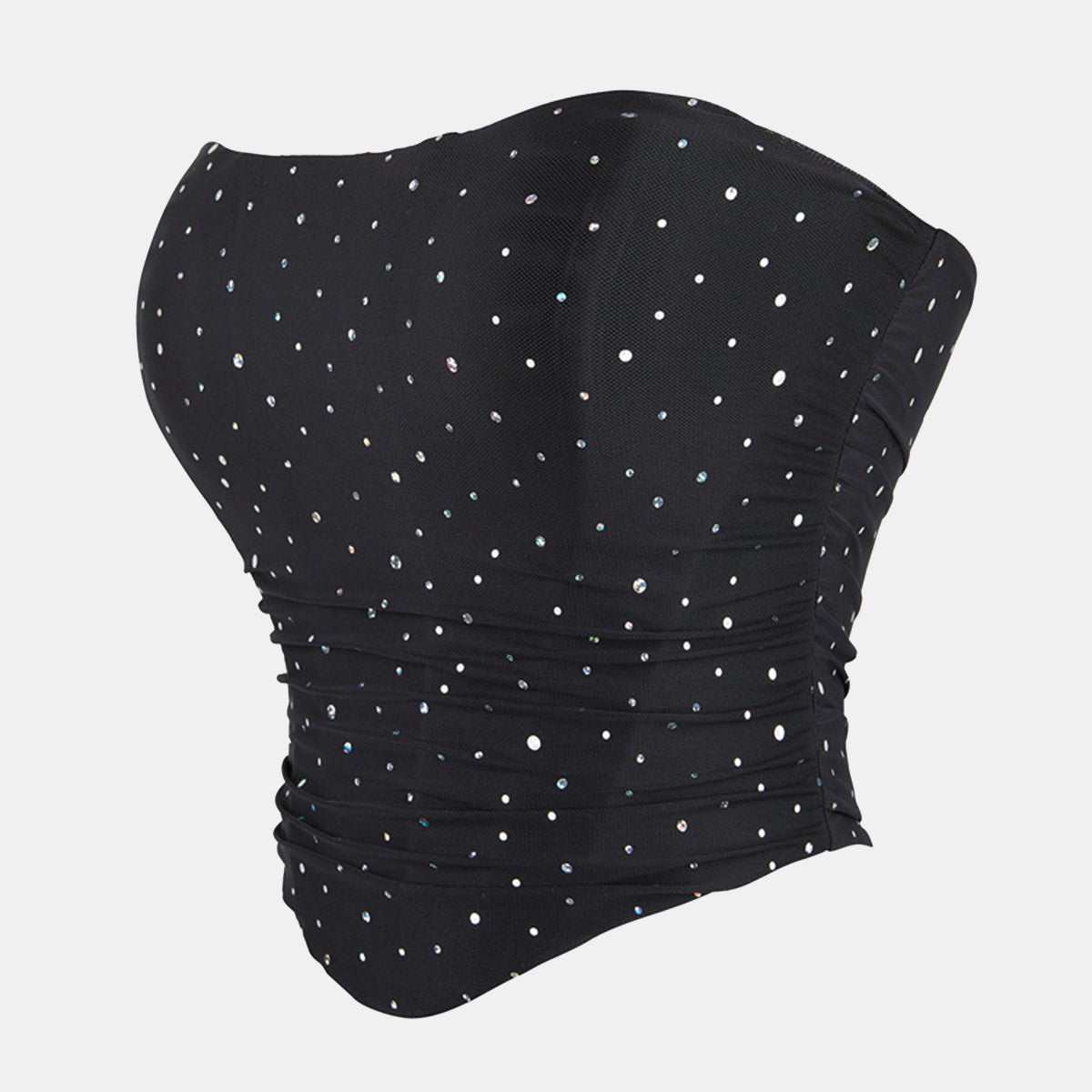 Sequin Mesh Overbust Corset