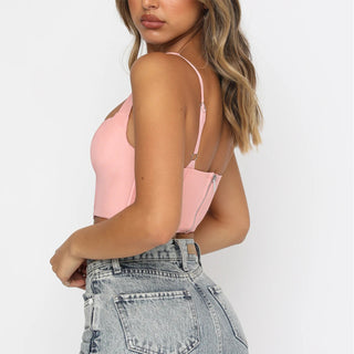 Mesh Corset Cami Top