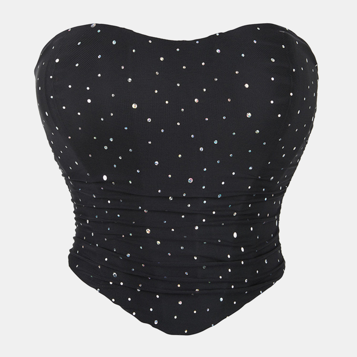 Sequin Mesh Overbust Corset