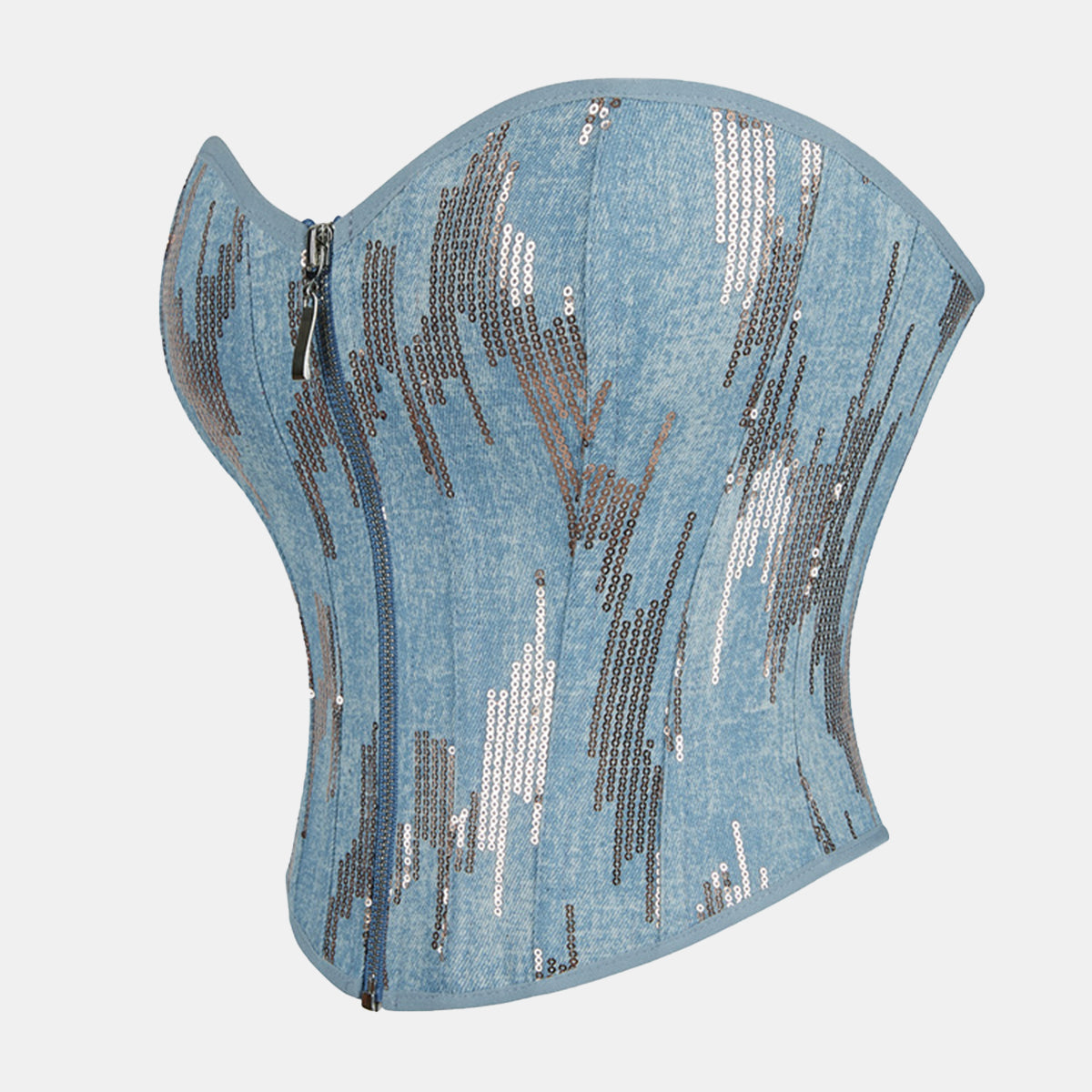 Sequin Overbust Corset - Amata