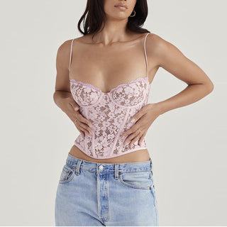 Rose Lace Corset