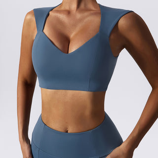 Cropped Workout Tank Top & Flare Leggings Set
