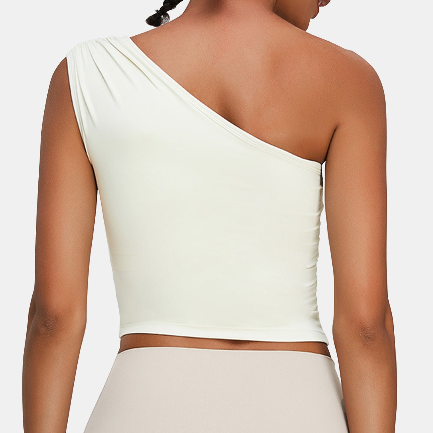 One Shoulder Sports Tank Top
