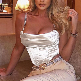 Satin Bustier Cami Top