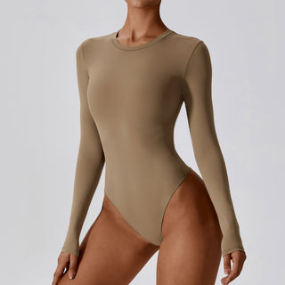 Long Sleeve Thong Bodysuit
