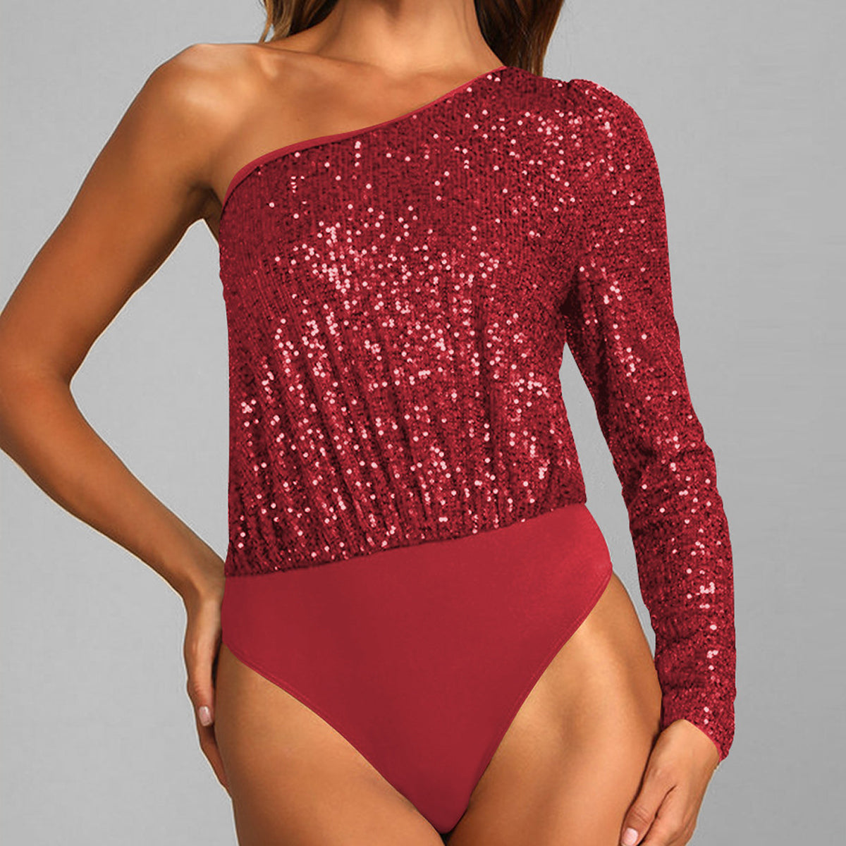 One Shoulder Bodysuit