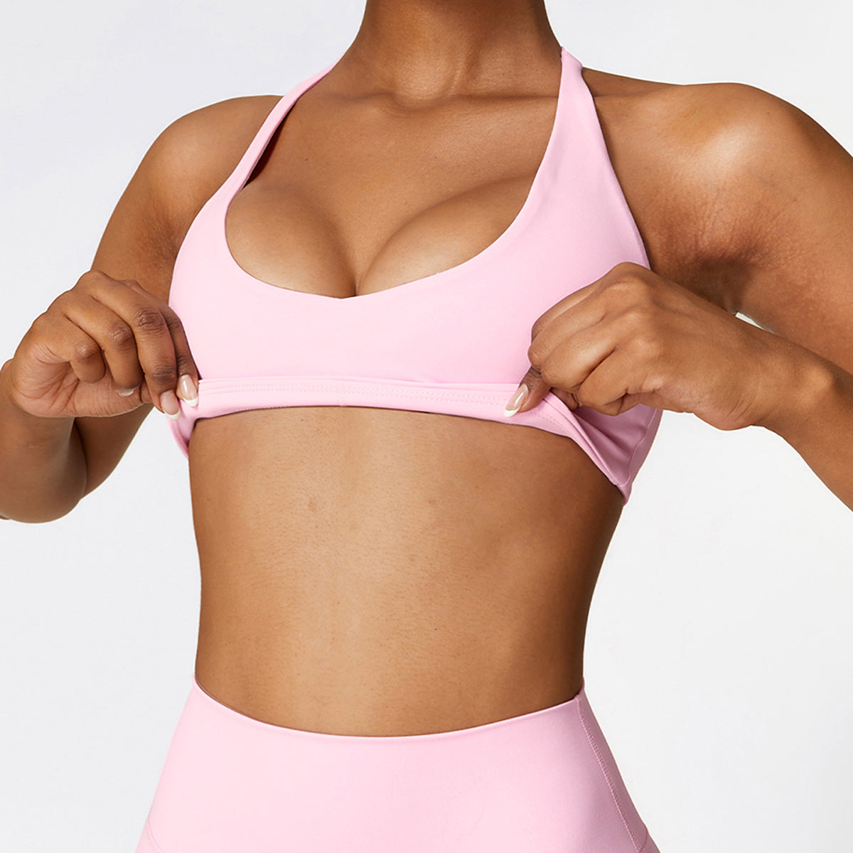 Crisscross Backless Sports Bra