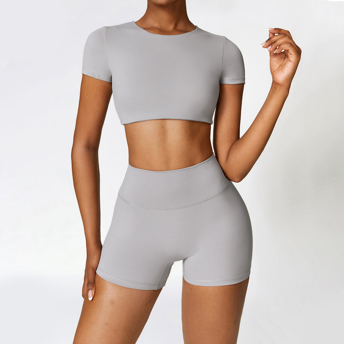 Short Sleeve Workout Top - Taschereau
