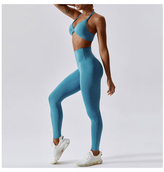 Twisted Sports Bra & Leggings Set