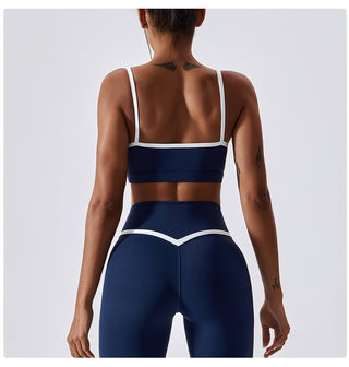 Color Block Sports Bra & Leggings Set