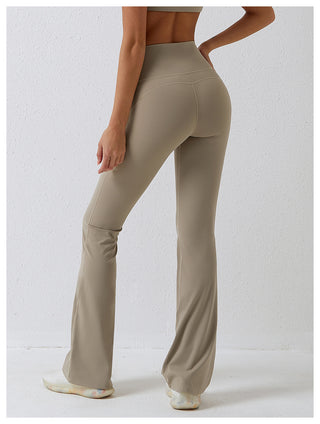 High-Waisted Crossover Yoga Pants