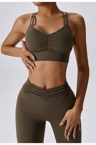Twisted Crisscross Sports Bra