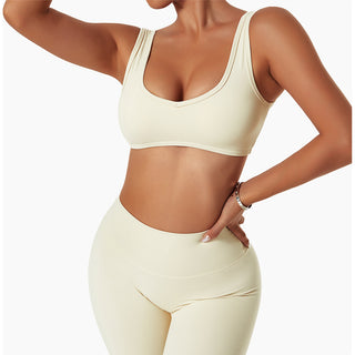 U Neck Backless Yoga Bra