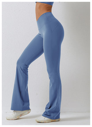 High-Waisted Crossover Yoga Pants