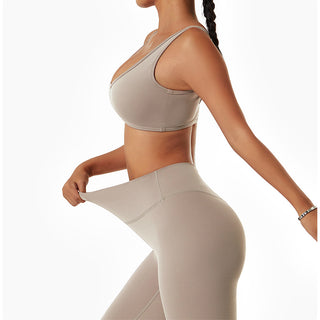 U Neck Backless Yoga Bra