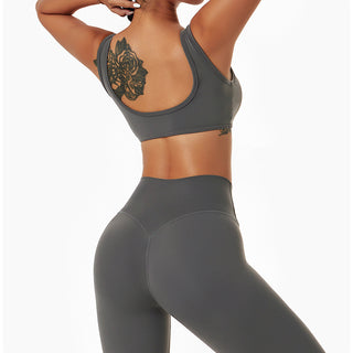 U Neck Backless Yoga Bra