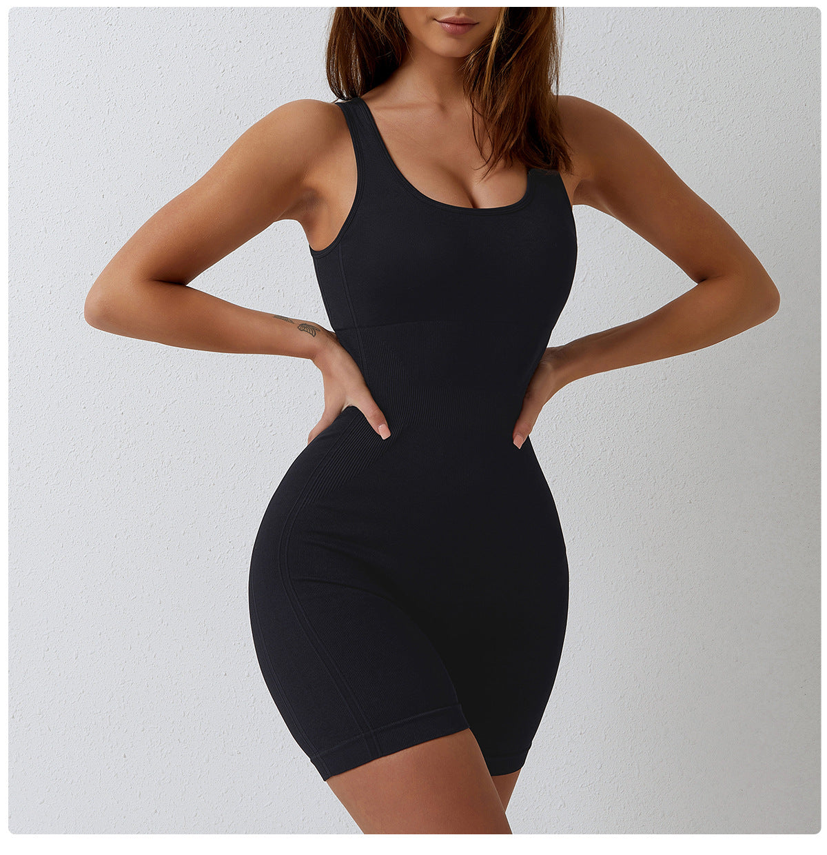 Seamless Cut Out Yoga Romper