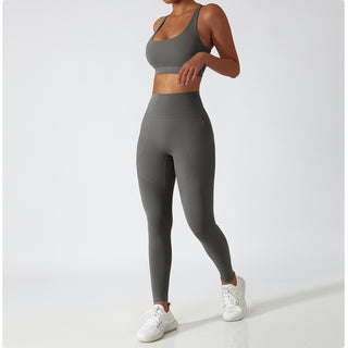U Neck Racerback Sports Bra