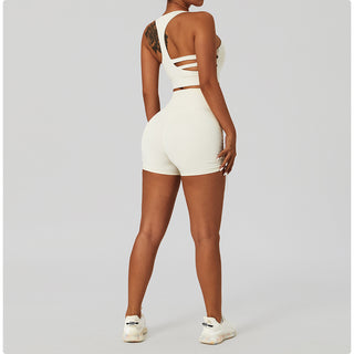 Asymmetric Cut Out Yoga Tank Top