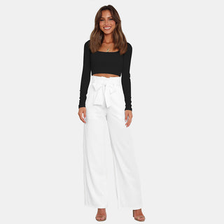 High Waist Wide Leg Pants