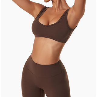 U Neck Backless Yoga Bra