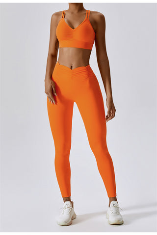 Twisted Crisscross Sports Bra