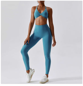 Twisted Sports Bra & Leggings Set