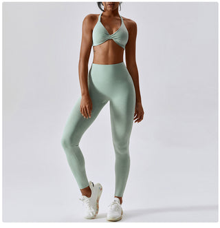 Twisted Sports Bra & Leggings Set