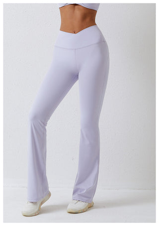High-Waisted Crossover Yoga Pants
