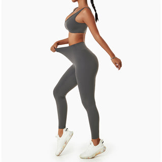 U Neck Backless Yoga Bra