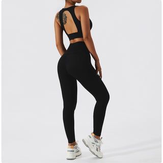 Sweetheart Neck Sports Bra & Leggings Set