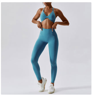 Twisted Sports Bra & Leggings Set