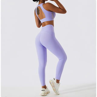 Sweetheart Neck Sports Bra & Leggings Set