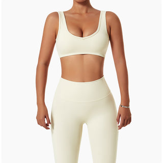 U Neck Backless Yoga Bra
