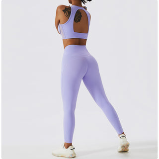 Sweetheart Neck Sports Bra & Leggings Set