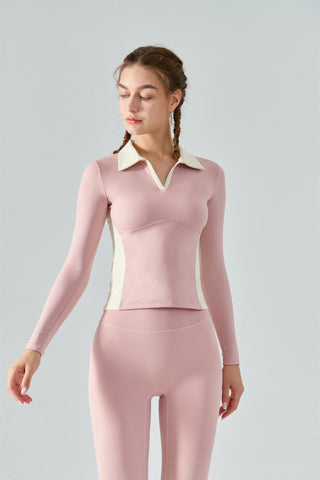 Collared Sports Top