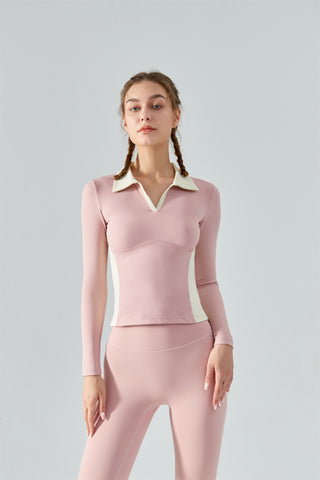 Collared Sports Top