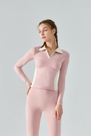 Collared Sports Top