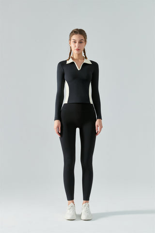 Collared Sports Top