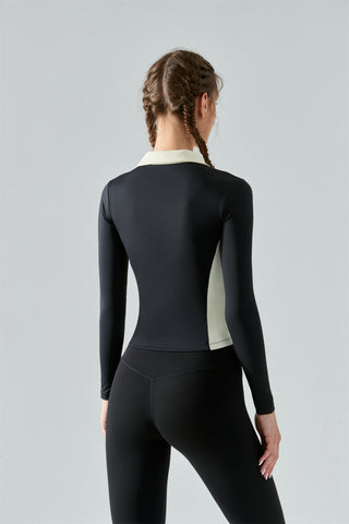 Collared Sports Top
