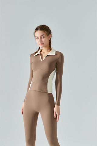 Collared Sports Top