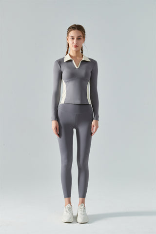 Collared Sports Top